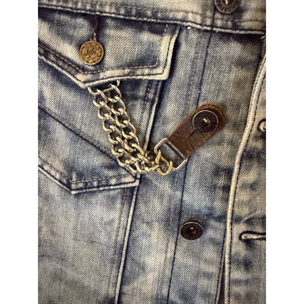 Christian Motorcyclists Association Mens M Denim Vest Blue CMA-USA - Picture 7 of 12